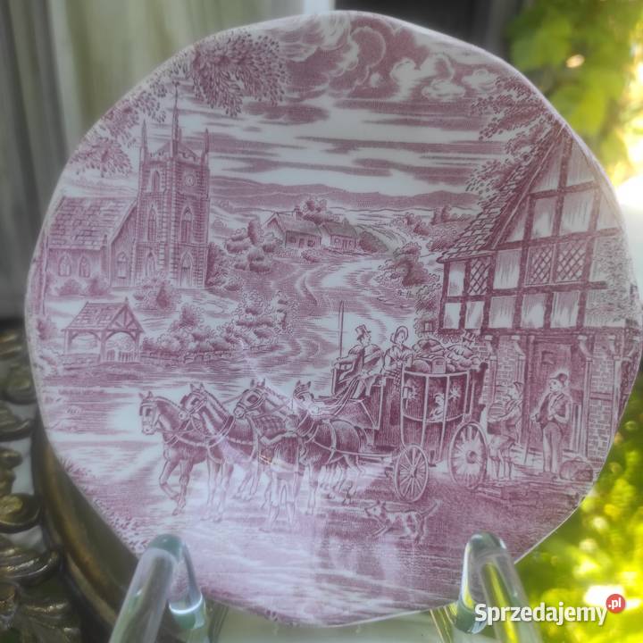 OLD ENGLAND Średnica 145 Porcelana i szkło łódzkie Pabianice