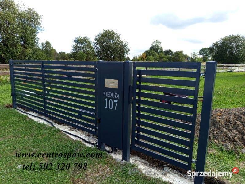 Ogrodzenie przęsło kute nowoczesne