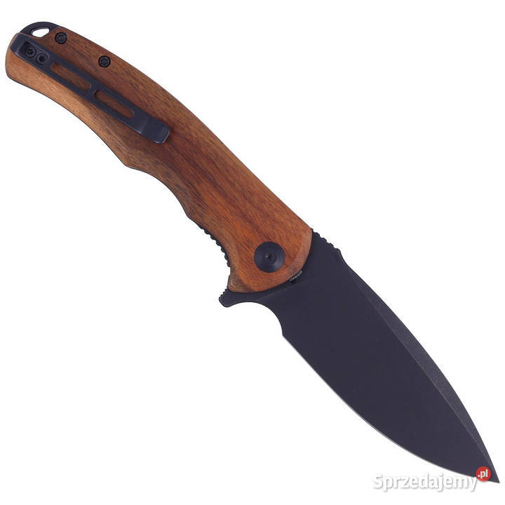 Nóż składany Civivi Praxis Cuibourtia Wood Black
