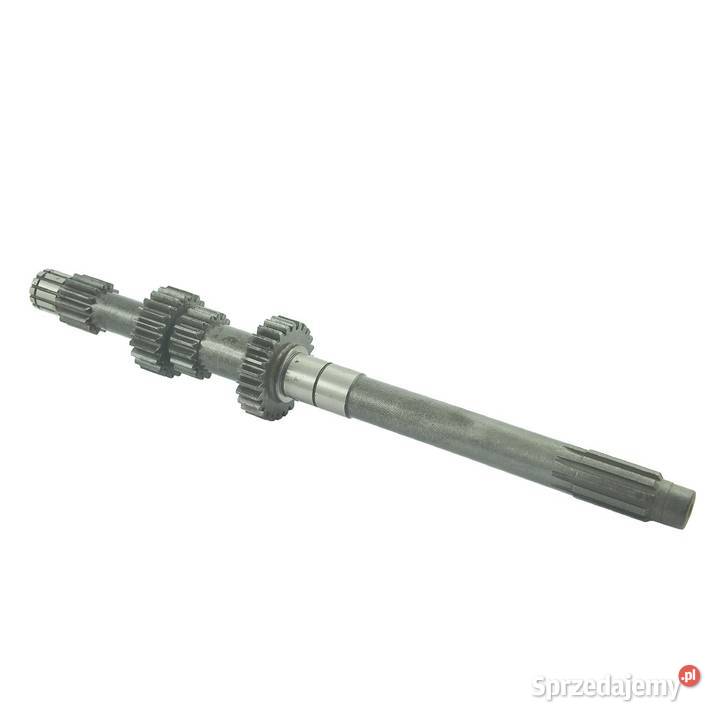 Wałek skrzyni biegów 392 mm 13T22T17T26T Kubota