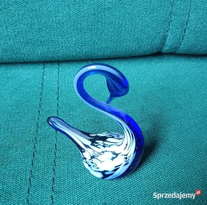 Stary szklany łabędź prl sprzedam