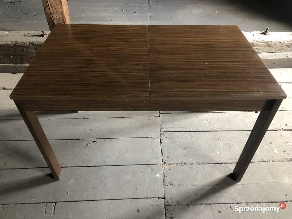 Stół ława stoli rozkładany ciemnobrązowy 75 x opolskie Byczyna sprzedam
