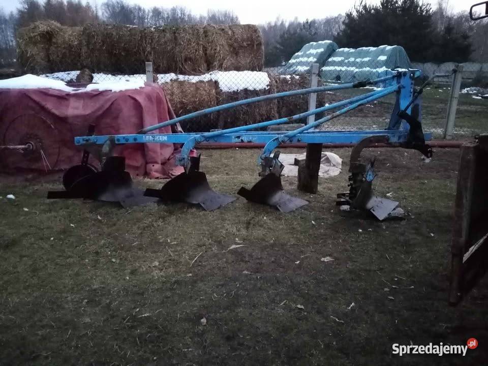 Pług 4 skibowy Lemken Zagonowy 3skibowy Sprzedam Lemken Pługi małopolskie Dąbrowa Tarnowska