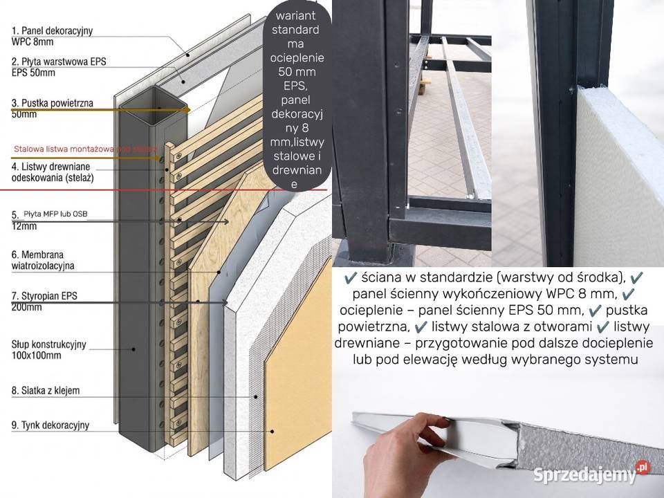 Dom modulowy caloroczny 35m2 letniskowy Nysa