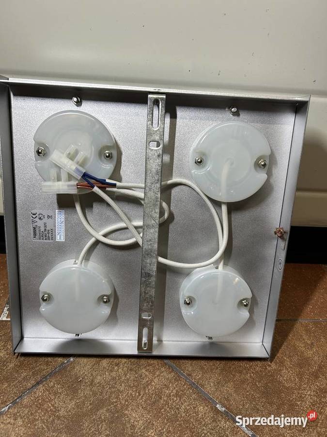 Lampa halogen sufitowy x 4 srebrny Massive Pozostałe Świętochłowice
