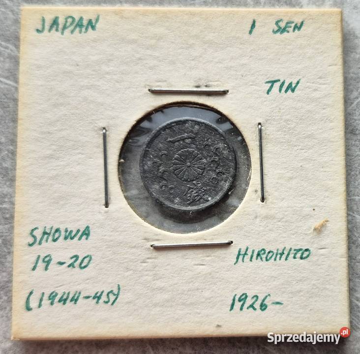 C9 JAPONIA 1 Sen 1944 r