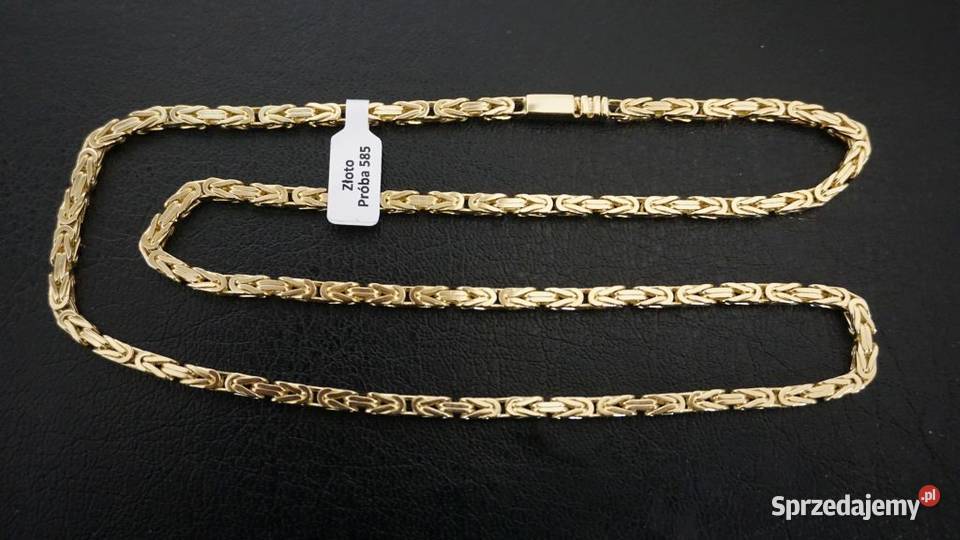 NOWY ZŁOTY ŁAŃCUSZEK KRÓLEWSKI ŁAŃCUCH 48G Warszawa