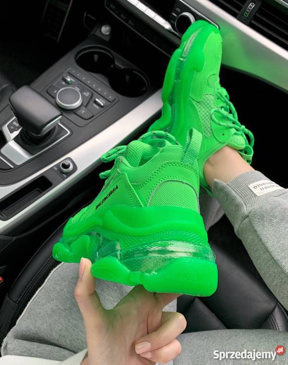 Balenciaga Triple S Clear Sole Green r3640 kolorowy Lublin