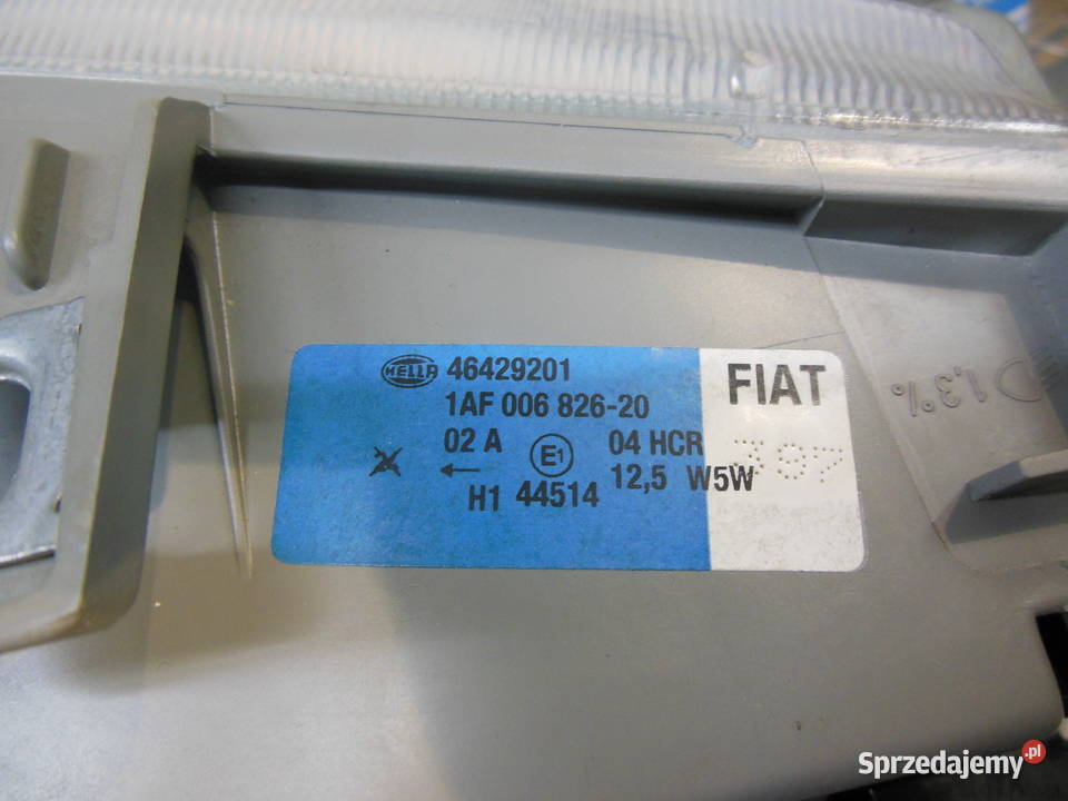 REFLEKTOR LAMPA PRAWY FIAT PUNTO I 176 10930999 Kozy