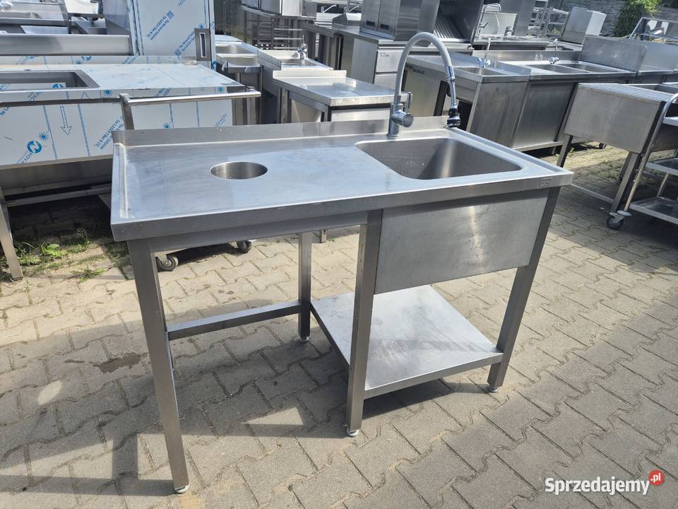 ZLEW GASTRONOMICZNY 1 KOMOROWY Z OTWOREM NA wielkopolskie