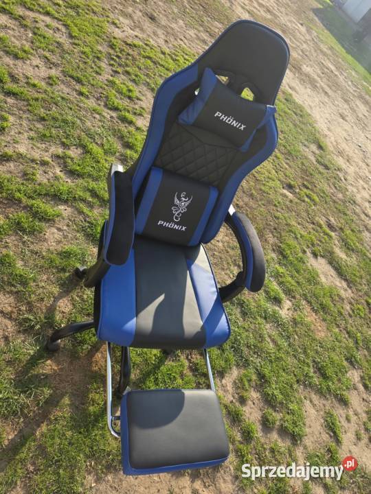 Fotel gamingowy PHNIX z podnóżkiem 150 Strzałkowo