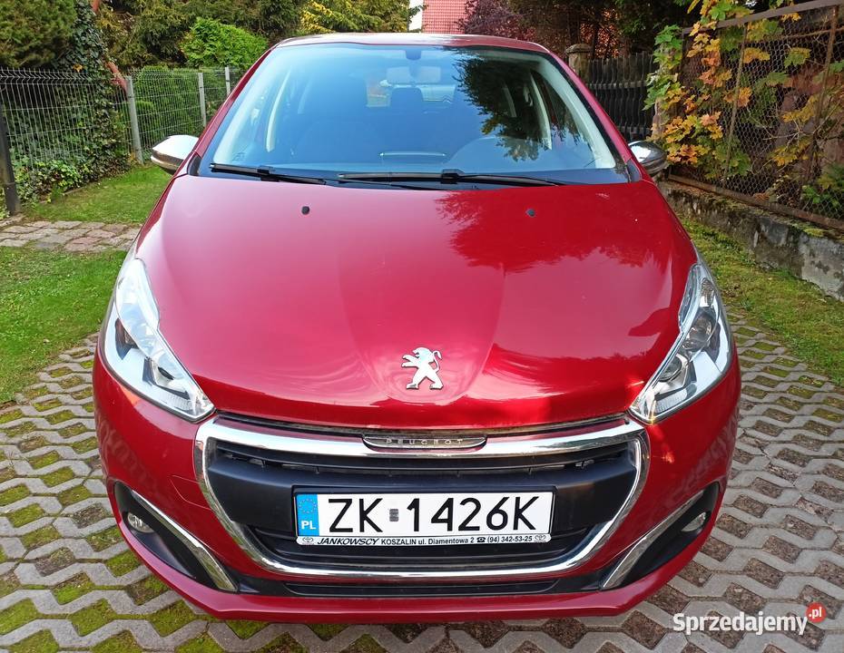 Peugeot 208 2017 12 Pure Tech benzyna przebieg Koszalin