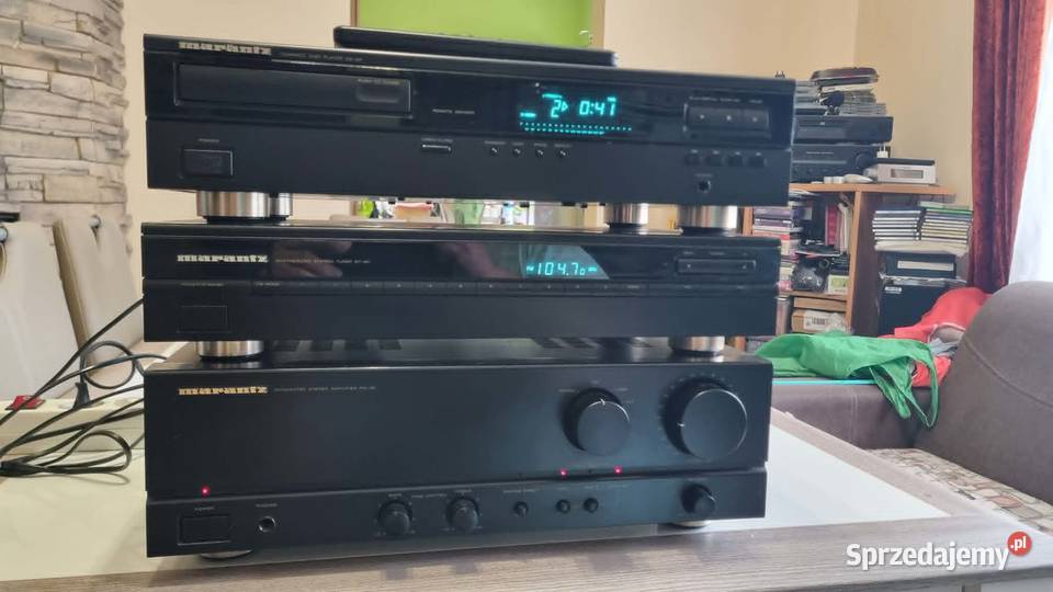 Wieża Marantz wzmacniacz PM30 2x35W tuner ST40 i łódzkie Warta