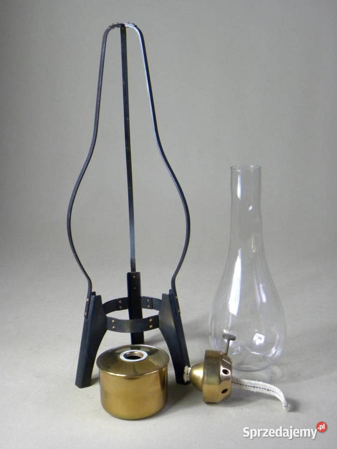 Lampa naftowa na trójnogu lampka dolnośląskie Legnica