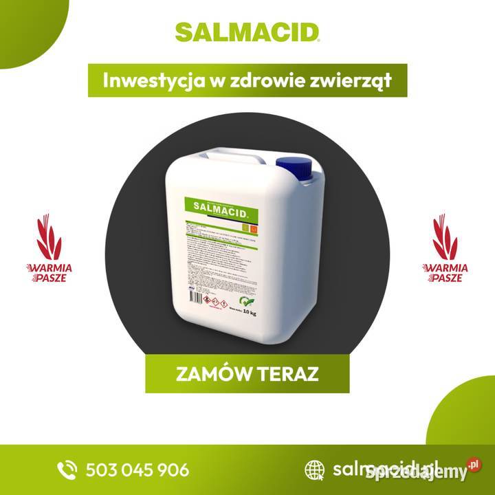 SALMACID zakwaszacz do wody paleta 528 24 x 22 podlaskie Bielsk Podlaski