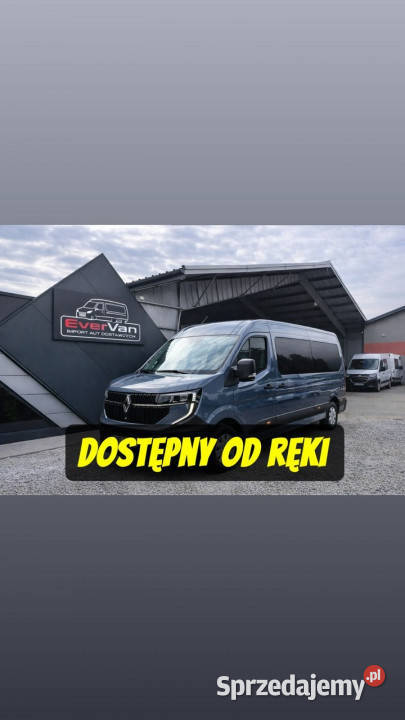 Renault Master 9 osobowy 2026r nowy 2lata Warszawa