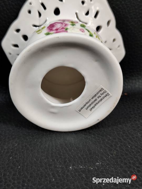 Porcelanowy Świecznik Vintage Na Tealighty łódzkie Poddębice