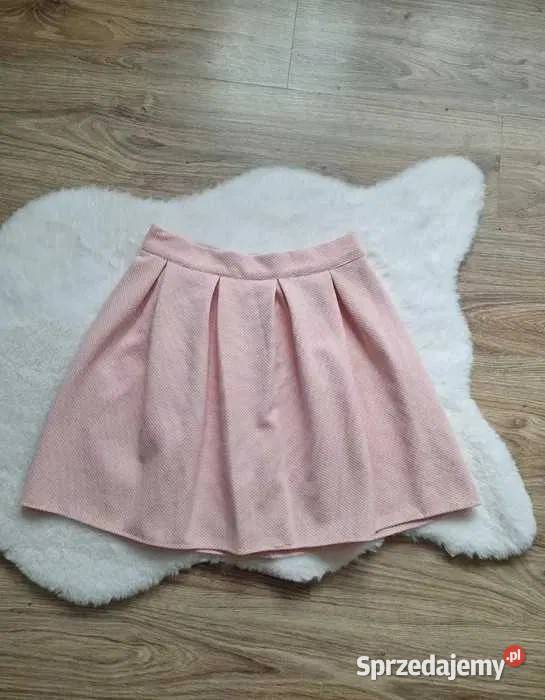 Śliczna różowa spódniczka mini spódnica pudrowy Kraków sprzedam