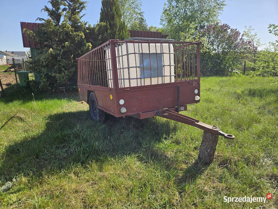 Przyczepka jednoosiowa osiową rolnicza ład 1000 Radzanów sprzedam