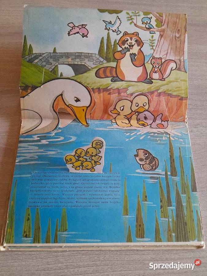 Bajka rozkładana Brzydkie Kaczątko 3D z PRL Rudnik nad Sanem