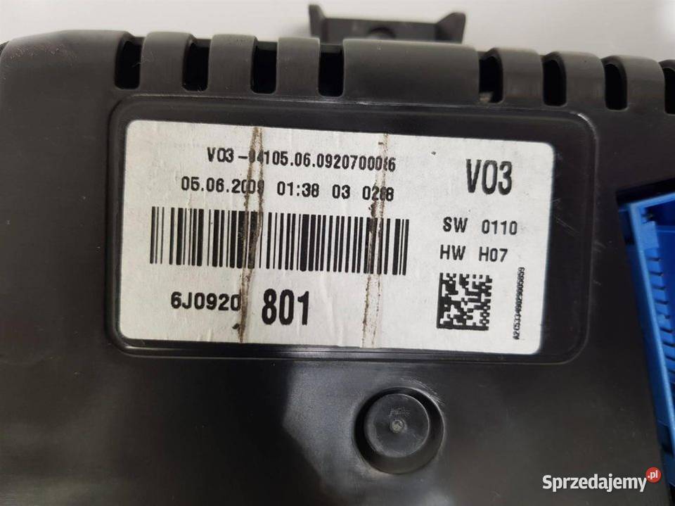 LICZNIK ZEGAR SEAT IBIZA IV 6J0920801 Lipno