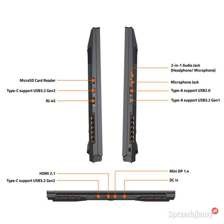 Laptop Gigabyte G6 MF i7 13620H 32GB 1TB Win11 Opole