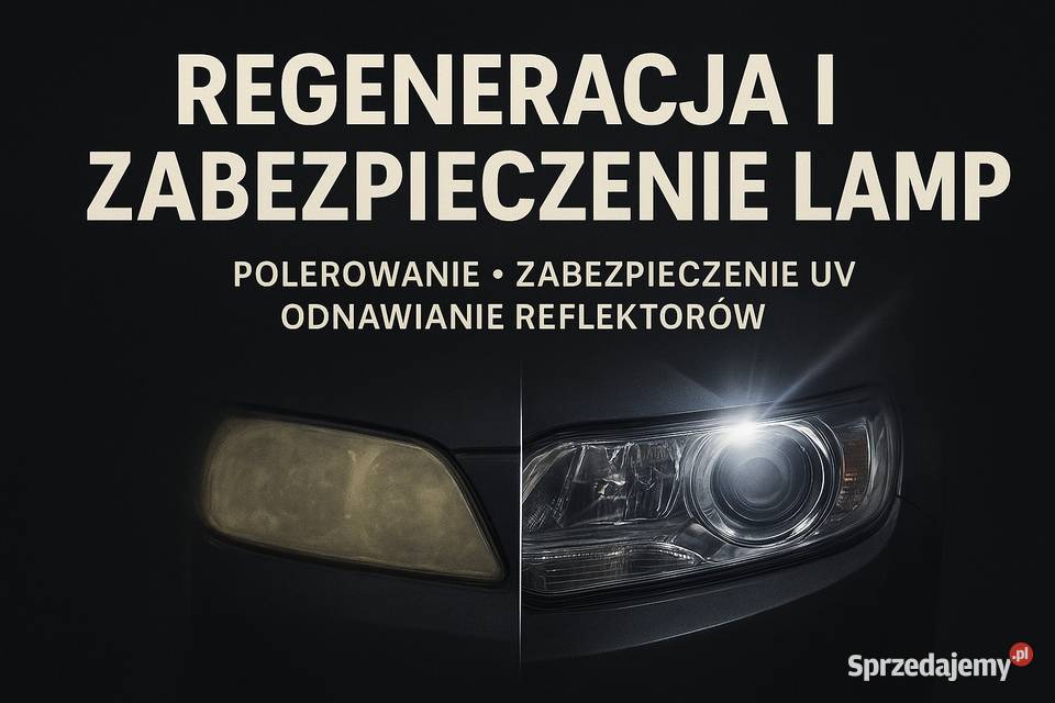 Regeneracja i zabezpieczenie lamp samochodowych Wołomin sprzedam