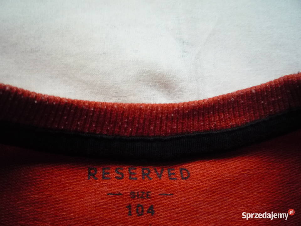 Reserved r 104 Bluzka grubsza bawełna Ceglasta z Szczecin