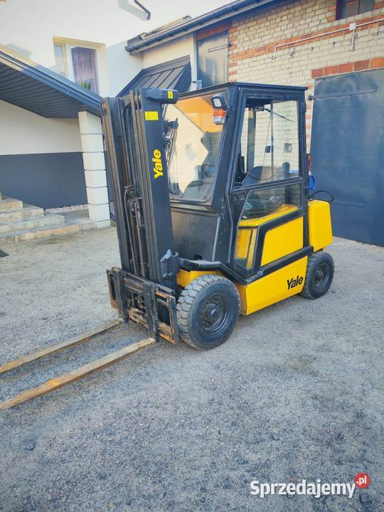 Wózek Widłowy YALE GLP25 Gaz Triplex 5m Wolny Yale łódzkie Łęczyca sprzedam