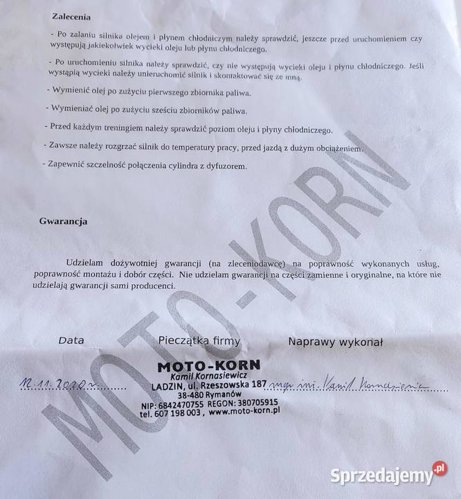 Honda CR 125 1996 cross 2t Domaradz