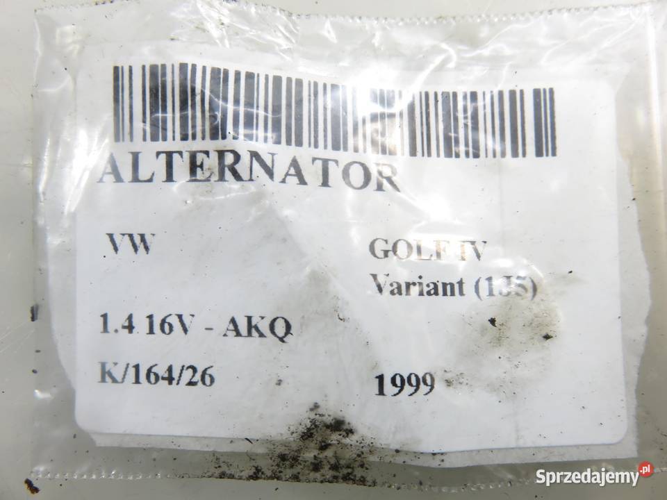 ALTERNATOR GOLF IV 14 028903028D 0124325003