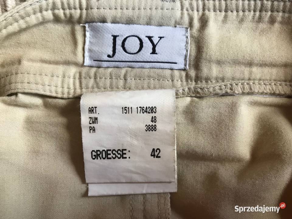 Modna spódnica damska długa r 42 bawełna f Joy brązowy/beżowy Zbąszynek