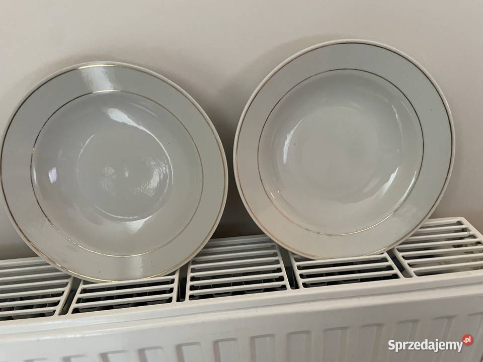 koreańskie porcelanowe talerze PRL Pruszcz Gdański