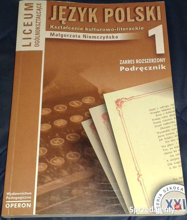 Język polski 1 Kształcenie kulturowoliterackie M Chełm