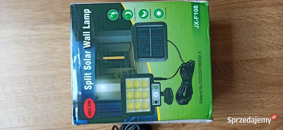 Lampa solarna z czujnikiem ruchu i zmierzchu Białystok