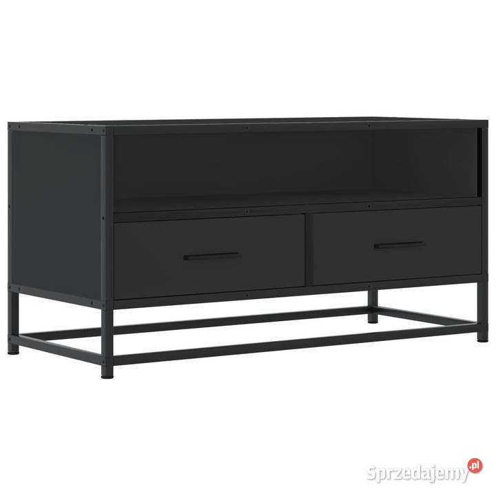 Szafka pod telewizor czarna 80x345x40 WM848809 mazowieckie Warszawa