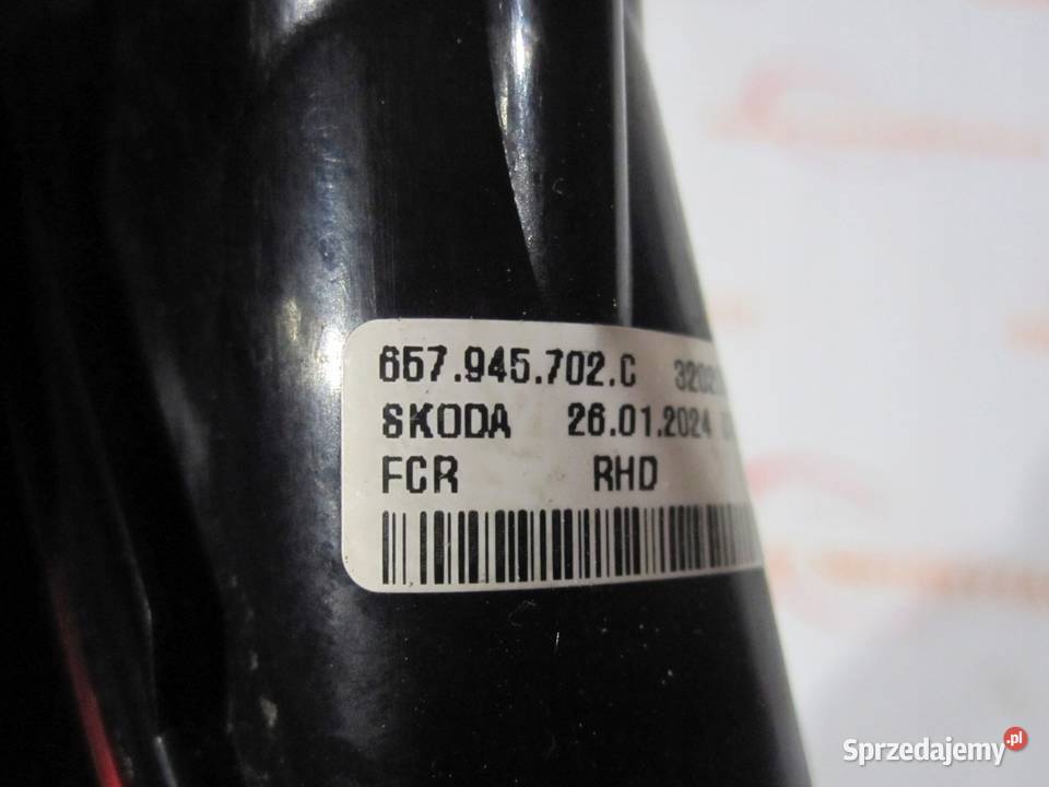 SKODA SCALA 24r lampa zderzaka tył 657945702 Kielce