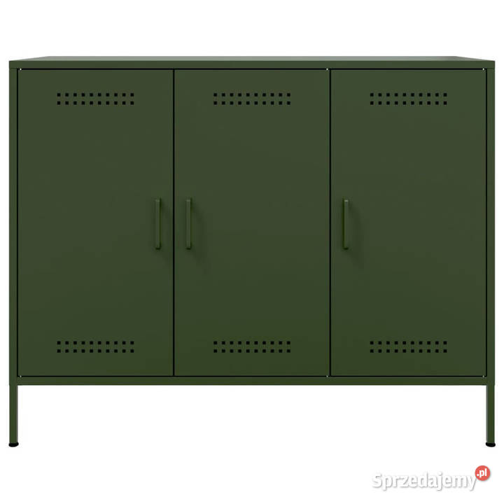 Szafka oliwkowa 1005x39x79 stal WM843028 Dom i Ogród Warszawa