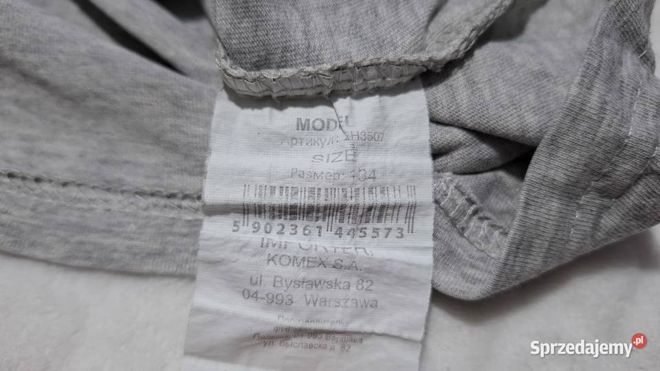 Koszulka długi rękaw chłopięca LS Komex 134 Rozmiar 134 Czeladź