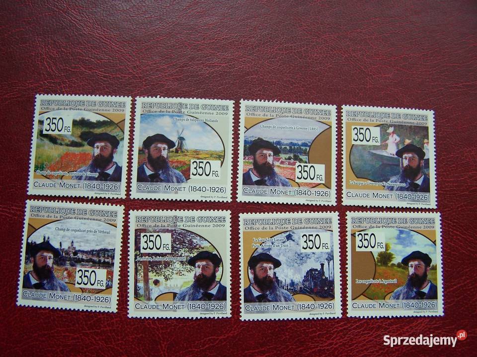 Gwinea 2009 MNH Sztuka Malarstwo Claude Monet Antyki, Sztuka, Kolekcje Tychy sprzedam