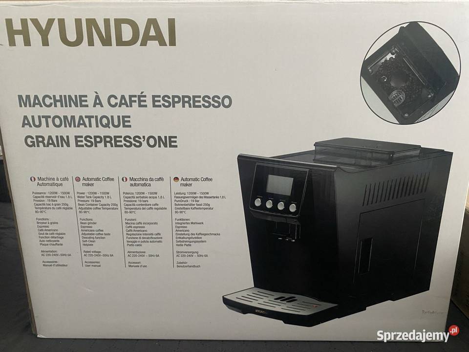 Nowy ekspres do kawy Hyundai hykftbs8t001 z mazowieckie