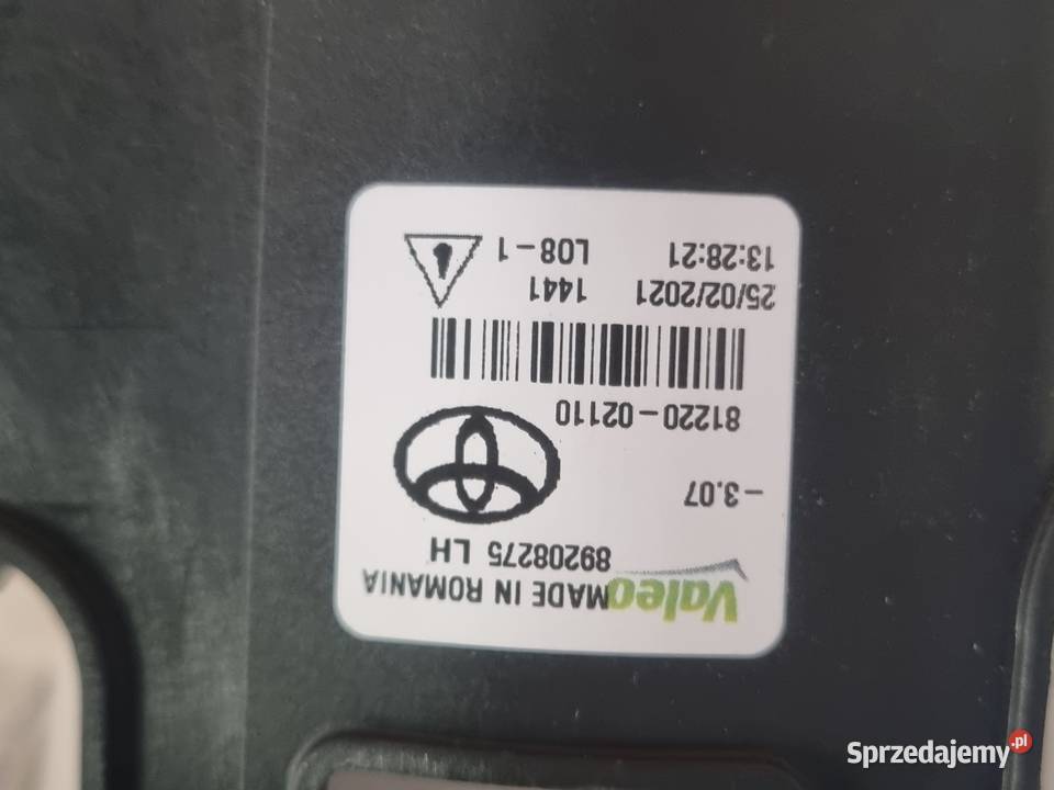 Ramka halogenu halogen lewy Toyota Yaris III Włocławek