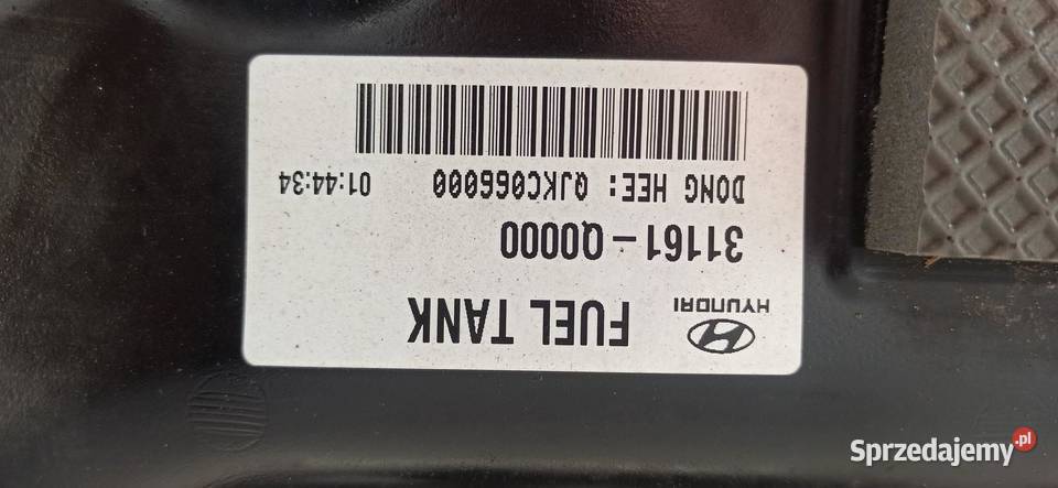 HYUNDAI BAYON ZBIORNIK PALIWA 31161Q0000 osobowe dolnośląskie
