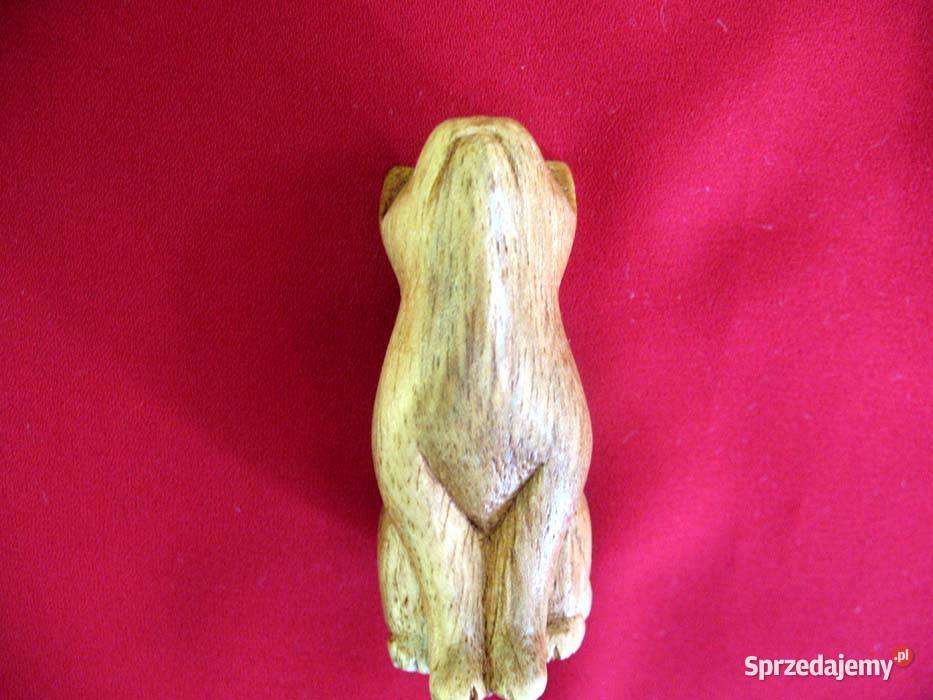 Kot Poważny kotek drewniany figurka z Wiednia 65 Siedlce