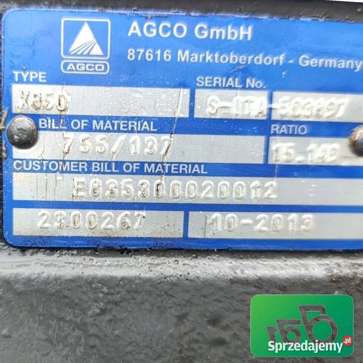 Fendt 824 Vario E835300020012 75506079619 Wilkowo