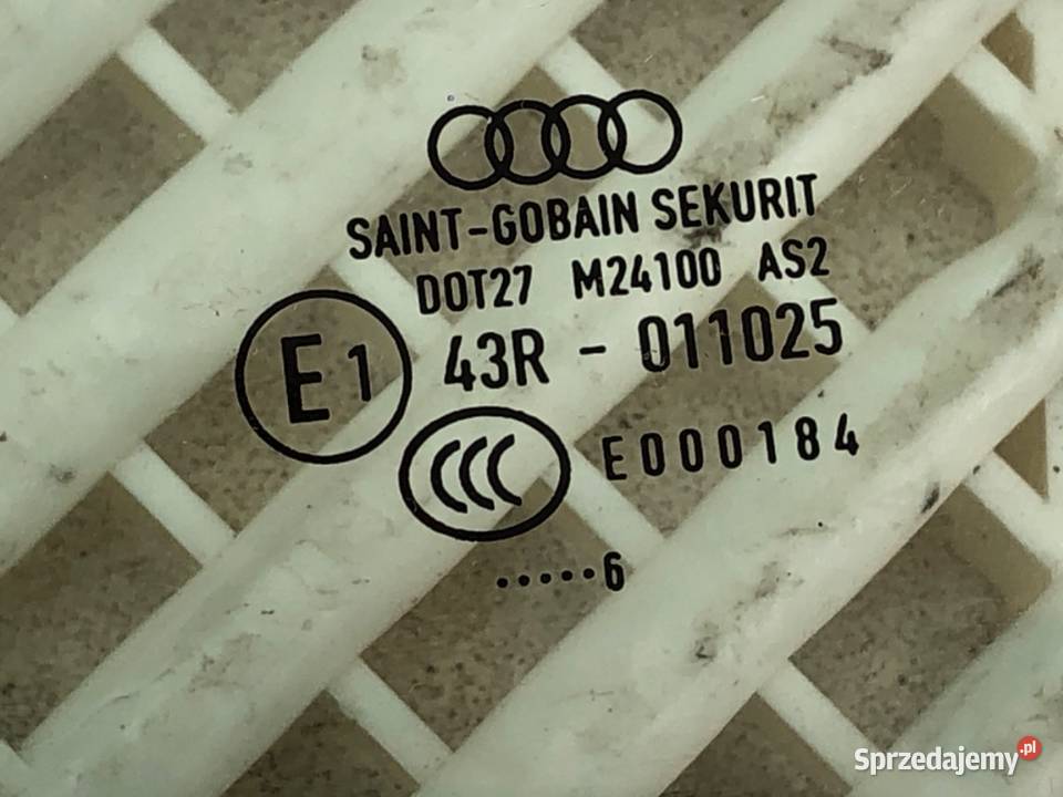 SZYBA LEWY PRZÓD AUDI A4 B9 Kombi 8W0845201 Uszczelki szyb