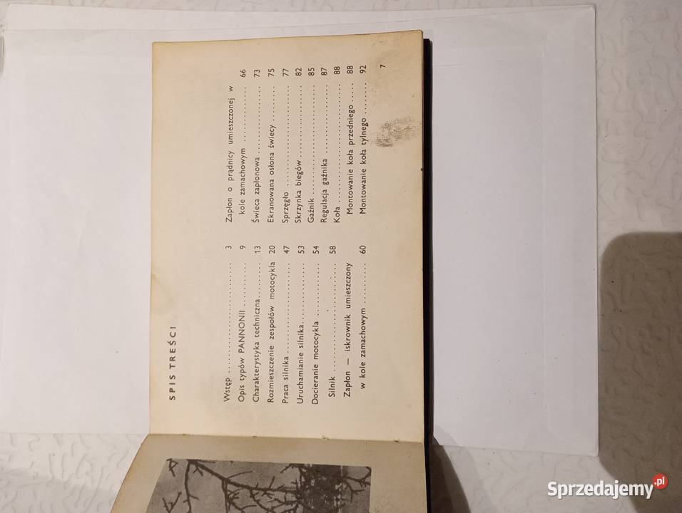 Instrukcja motocykla Pannonia 250 Warszawa