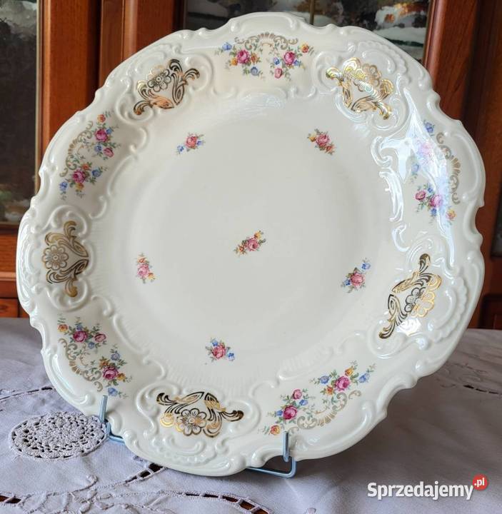 Schirnding Bawaria duża kremowa piękna patera Gdańsk