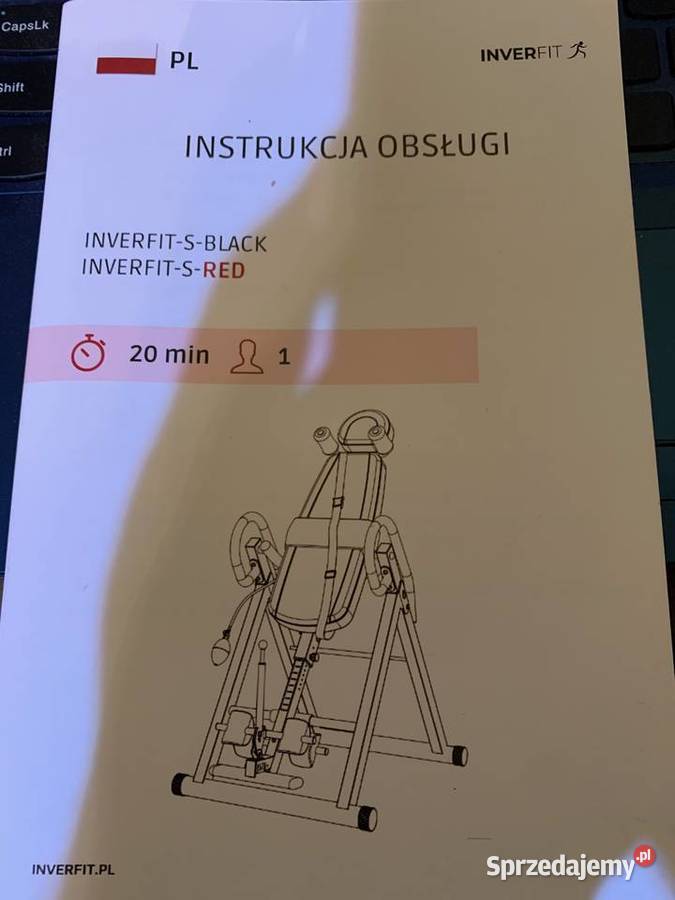 Ławka do ćwiczeń InverfitSRed Kraków