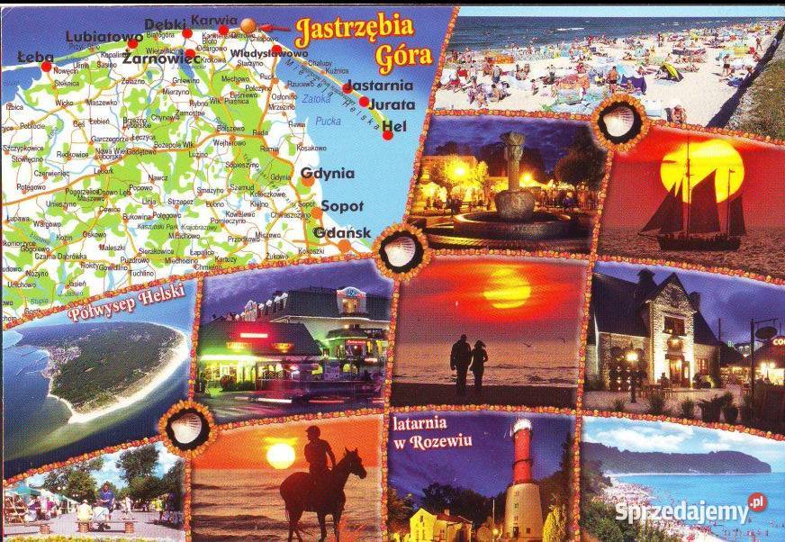 Kart Poczt Jastrzębia Góra widoki 4 Gliwice